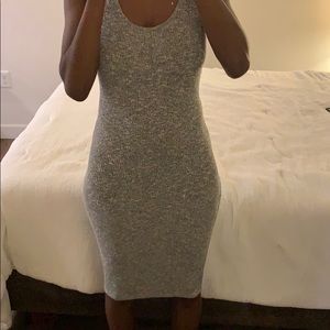 Forever 21 body con dress with keyhole back